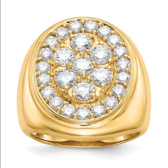 Other - 14k Men’s Diamond Ring 2.94cts